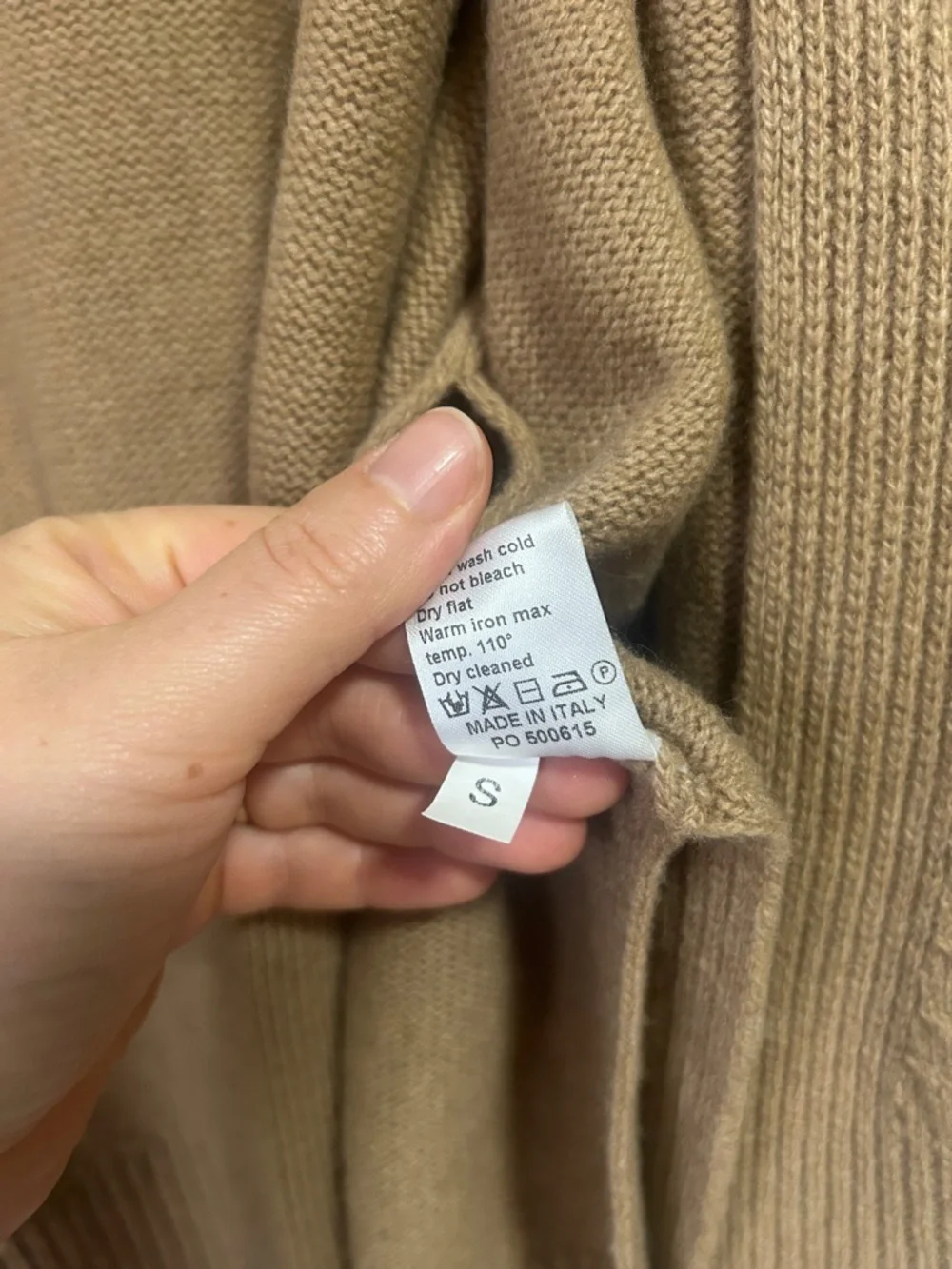 Cuyana Cashmere Wrap Sweater Cardigan | Size Small | Made in Italy - Picture 6 of 9